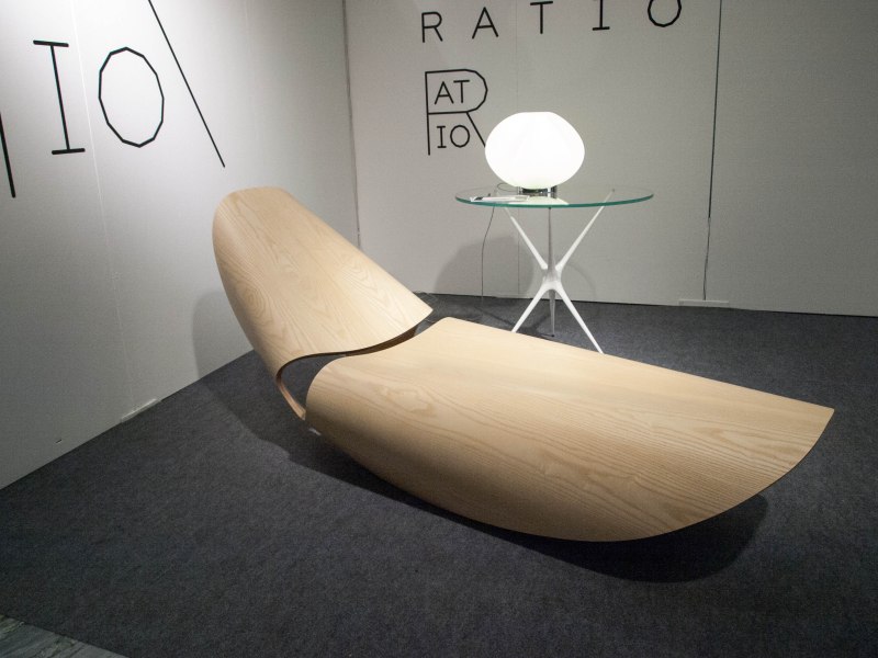 Bent wood lounger