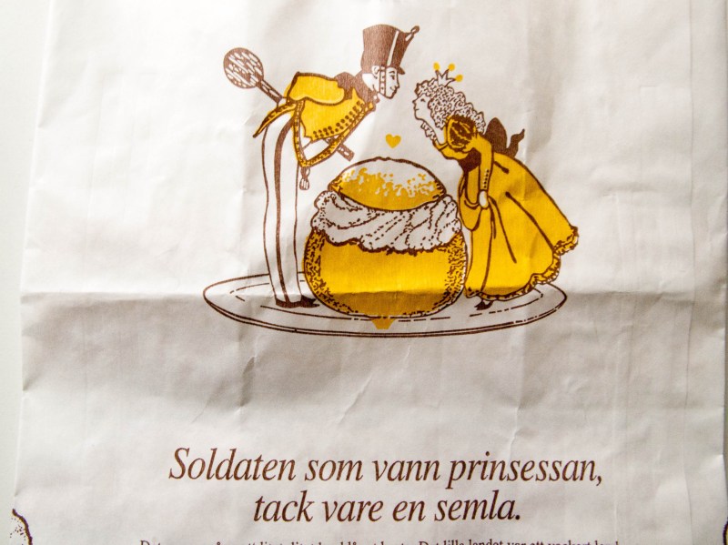 Thanks to a cream bun...