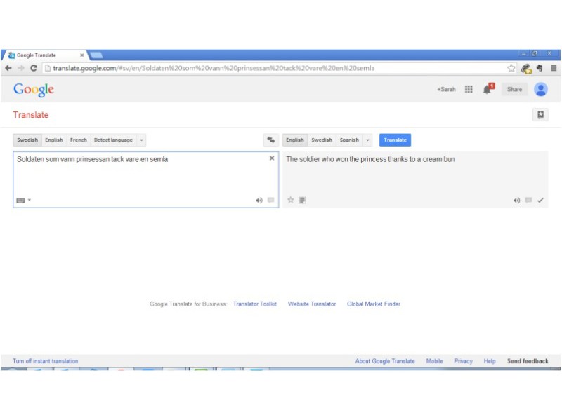 Thanks to a cream bun...