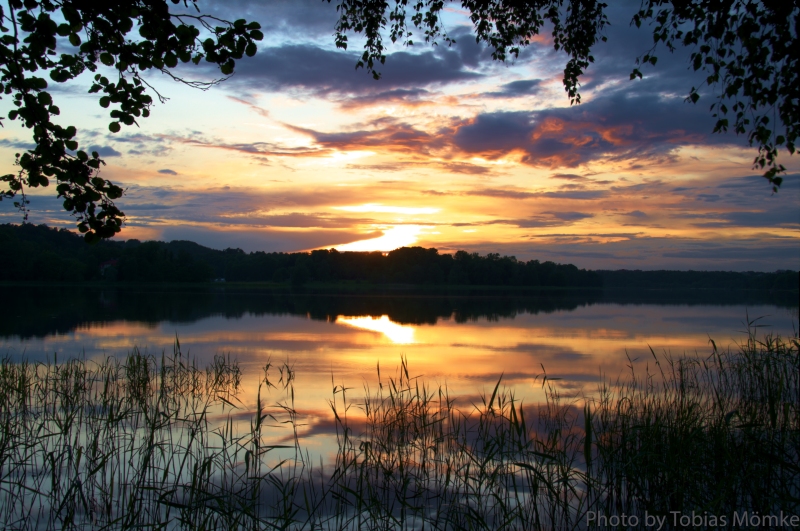 Sweden Lake Sunset